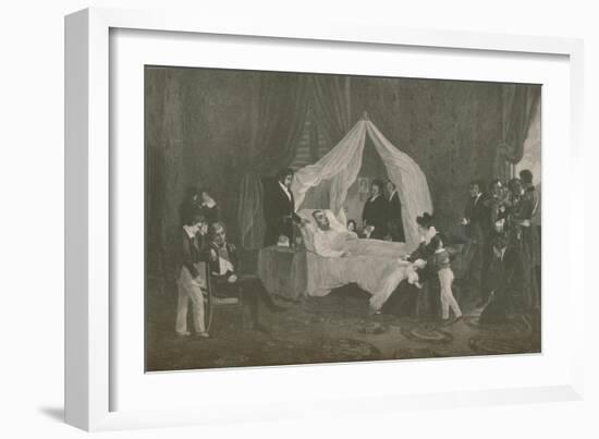 'Death of Napoleon I', 1821, (1896)-Henry Wolf-Framed Giclee Print