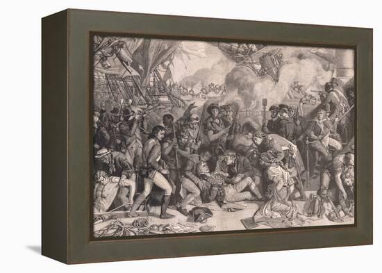 Death of Nelson Ad 1805-Daniel Maclise-Framed Premier Image Canvas