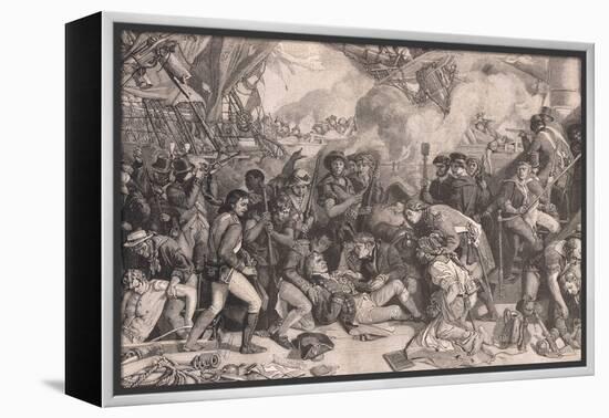 Death of Nelson Ad 1805-Daniel Maclise-Framed Premier Image Canvas