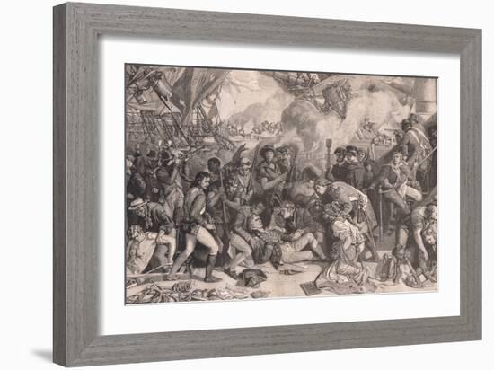 Death of Nelson Ad 1805-Daniel Maclise-Framed Giclee Print