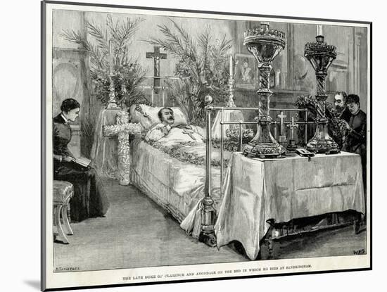 Death of Prince Albert Victor, Duke of Clarence and Avondale-W. Simpson-Mounted Art Print