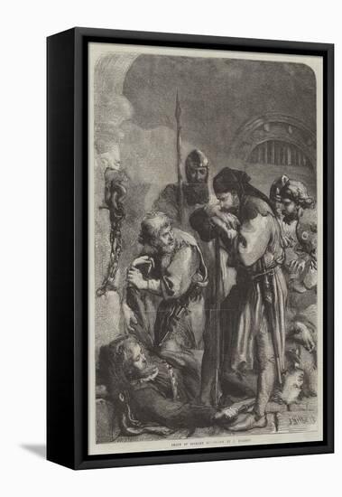 Death of Richard II-Sir John Gilbert-Framed Premier Image Canvas