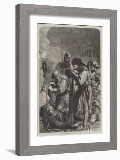 Death of Richard II-Sir John Gilbert-Framed Giclee Print