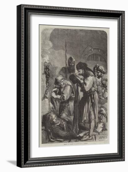 Death of Richard II-Sir John Gilbert-Framed Giclee Print