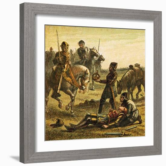 Death of Richard Iii-English-Framed Giclee Print