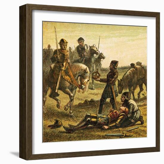 Death of Richard Iii-English-Framed Giclee Print