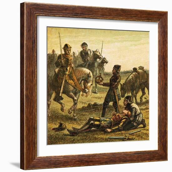 Death of Richard Iii-English-Framed Giclee Print