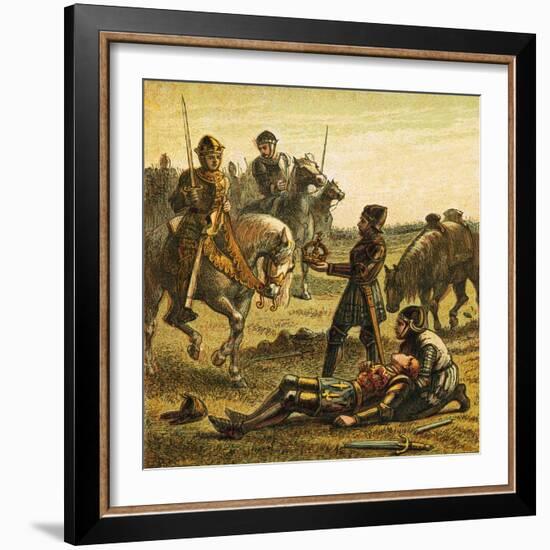Death of Richard Iii-English-Framed Giclee Print