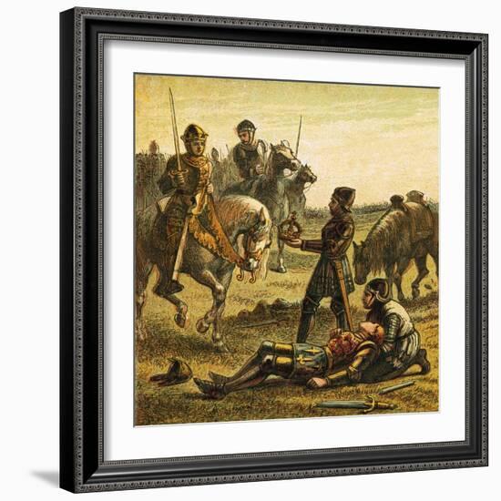 Death of Richard Iii-English-Framed Giclee Print