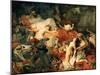 Death of Sardanapalus, 1827-Eugene Delacroix-Mounted Giclee Print