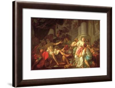 Death of Seneca Art Print by Jacques-Louis David | Art.com