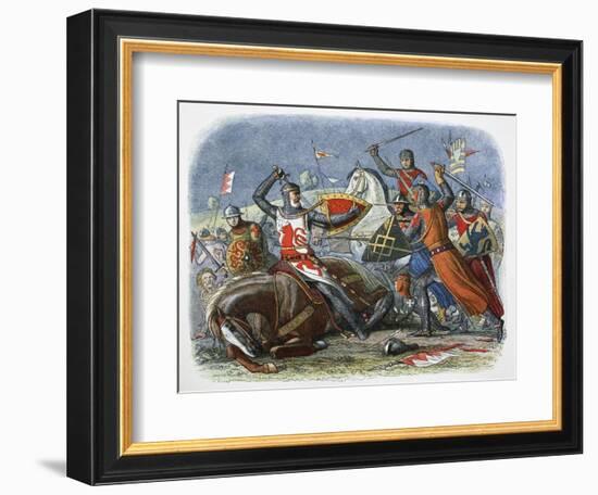 Death of Simon de Montfort, Battle of Evesham, Worcestershire, 1265 (1864)-James William Edmund Doyle-Framed Giclee Print