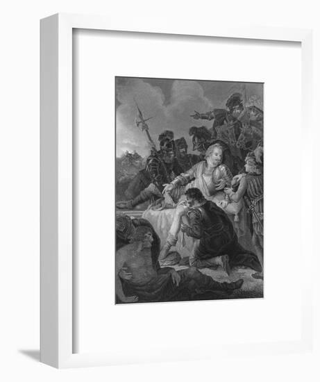 'Death of Sir Philip Sidney', 1859-Herbert Bourne-Framed Giclee Print