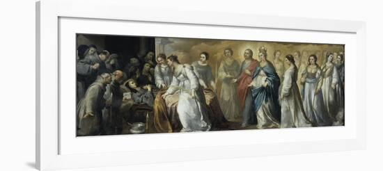 Death of St.Clare-Bartolome Esteban Murillo-Framed Giclee Print