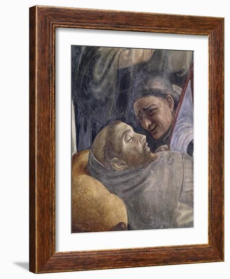 Death of St Francis, Detail from the Stories of St Francis of Assisi, 1483-1486-Domenico Ghirlandaio-Framed Giclee Print
