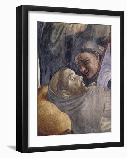 Death of St Francis, Detail from the Stories of St Francis of Assisi, 1483-1486-Domenico Ghirlandaio-Framed Giclee Print