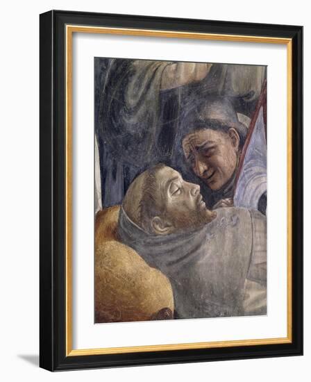 Death of St Francis, Detail from the Stories of St Francis of Assisi, 1483-1486-Domenico Ghirlandaio-Framed Giclee Print