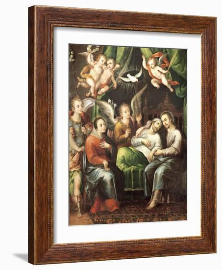 Death of St Joseph-Juan Correa-Framed Giclee Print