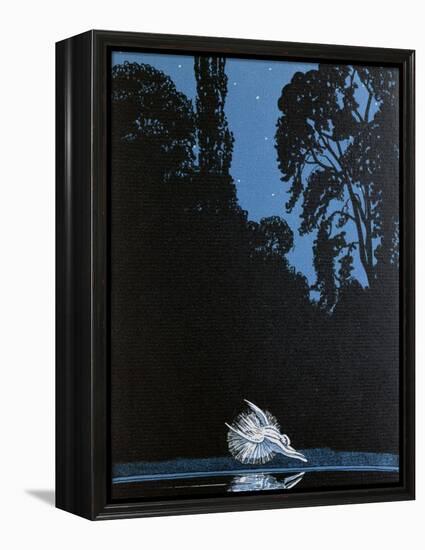 Death of Swan, Illustration, 'La Gazette du Bon Ton' inspired by Tchaikovsky's ballet 'Swan Lake'-null-Framed Premier Image Canvas