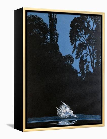 Death of Swan, Illustration, 'La Gazette du Bon Ton' inspired by Tchaikovsky's ballet 'Swan Lake'-null-Framed Premier Image Canvas