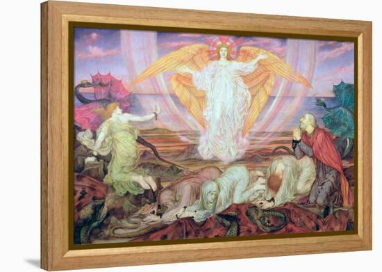 Death of the Dragon, 1914-Evelyn De Morgan-Framed Premier Image Canvas