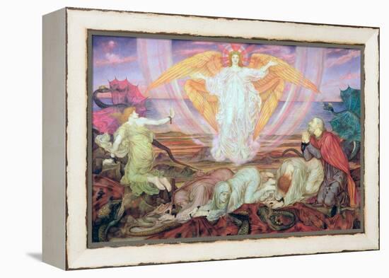 Death of the Dragon, 1914-Evelyn De Morgan-Framed Premier Image Canvas