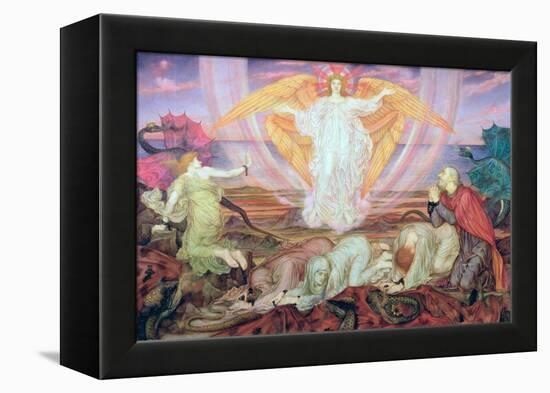 Death of the Dragon, 1914-Evelyn De Morgan-Framed Premier Image Canvas