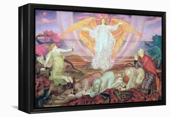 Death of the Dragon, 1914-Evelyn De Morgan-Framed Premier Image Canvas