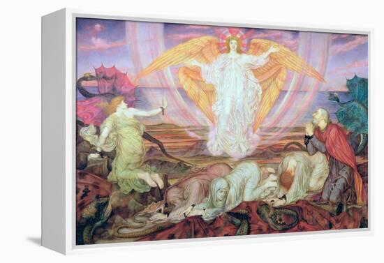 Death of the Dragon, 1914-Evelyn De Morgan-Framed Premier Image Canvas