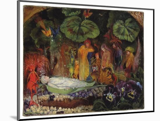 Death of the Fairy Queen (Oil on Canvas)-John Anster Fitzgerald-Mounted Giclee Print
