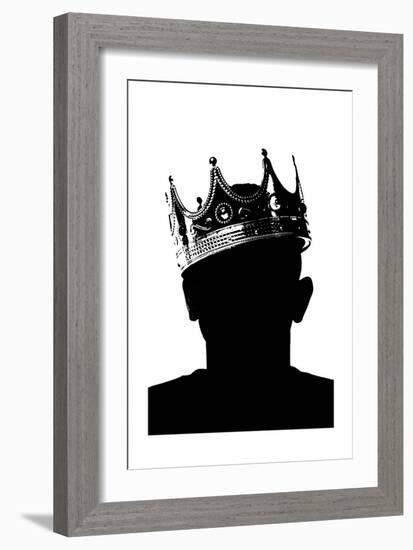 Death of The King III-Alex Cherry-Framed Art Print