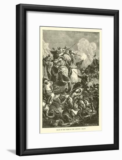 Death of the Nabob of the Carnatic-null-Framed Giclee Print