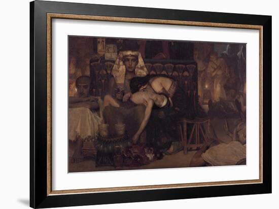Death of the Pharaoh's Firstborn Son, 1872-Lawrence Alma-Tadema-Framed Giclee Print