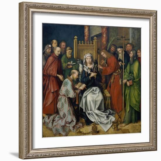 Death of the Virgin, Ca, 1501-Hans Holbein the Elder-Framed Giclee Print