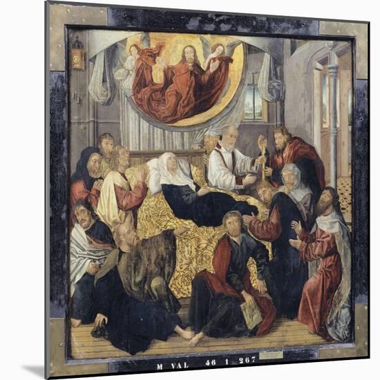 Death of the Virgin Mary - St. Matthew and St. Mark-Hugo Van Der Goes-Mounted Giclee Print