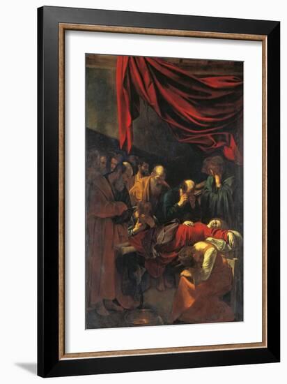 Death of the Virgin Mary-Caravaggio-Framed Giclee Print