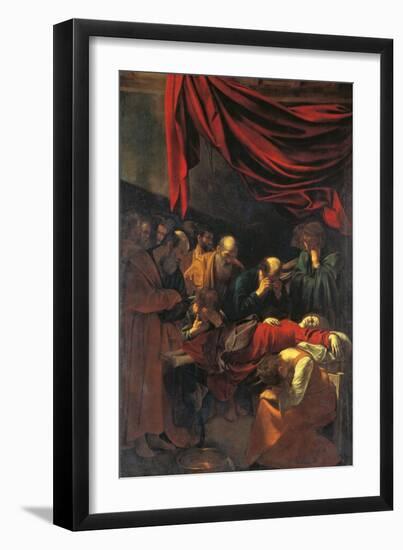 Death of the Virgin Mary-Caravaggio-Framed Giclee Print