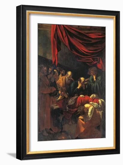 Death of the Virgin Mary-Caravaggio-Framed Giclee Print