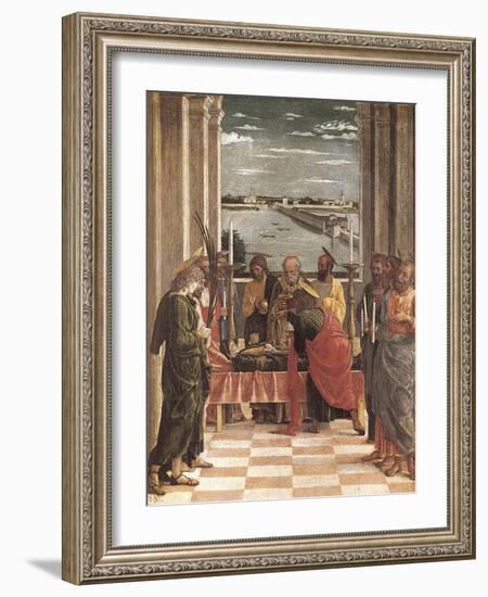 Death of the Virgin-Andrea Mantegna-Framed Art Print