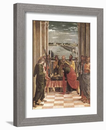 Death of the Virgin-Andrea Mantegna-Framed Art Print