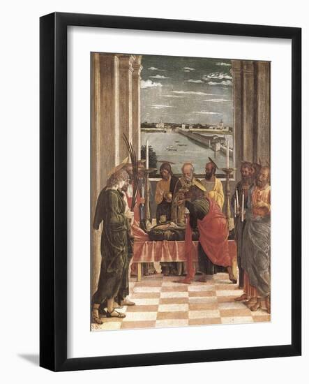 Death of the Virgin-Andrea Mantegna-Framed Art Print