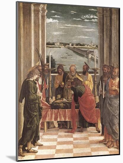 Death of the Virgin-Andrea Mantegna-Mounted Art Print
