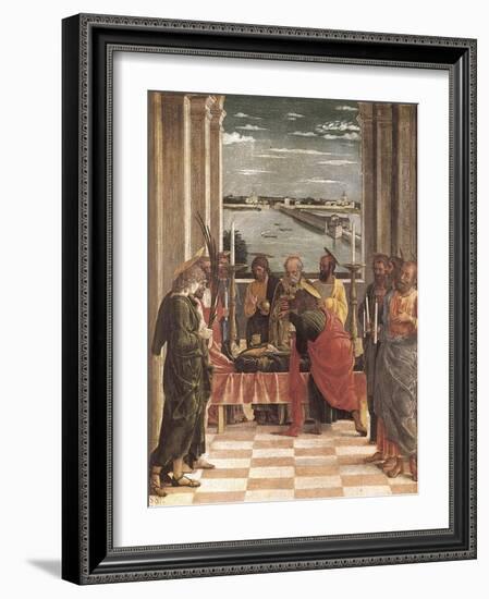 Death of the Virgin-Andrea Mantegna-Framed Art Print