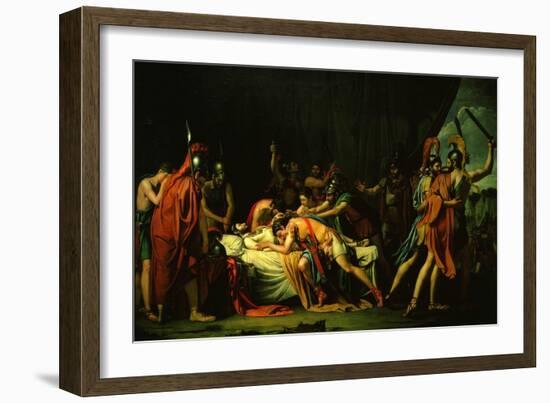 Death of Viriato, Died 139 Bc, Fought Against Romans-Federico de Madrazo y Kuntz-Framed Giclee Print