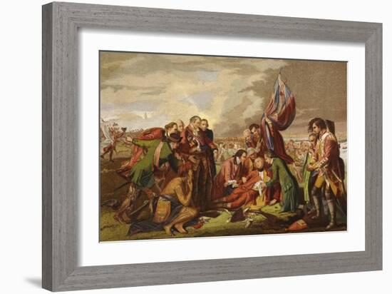 Death of Wolfe-Benjamin West-Framed Giclee Print