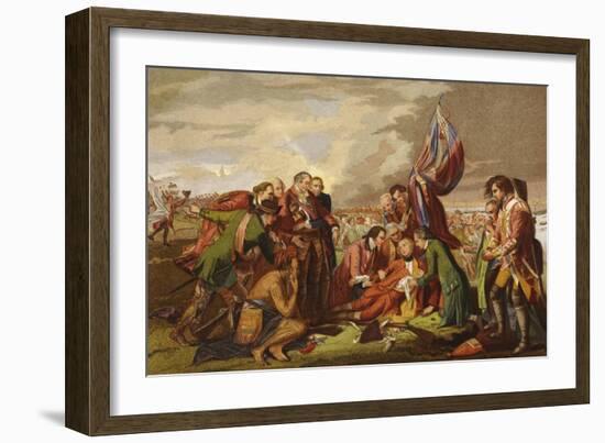 Death of Wolfe-Benjamin West-Framed Giclee Print