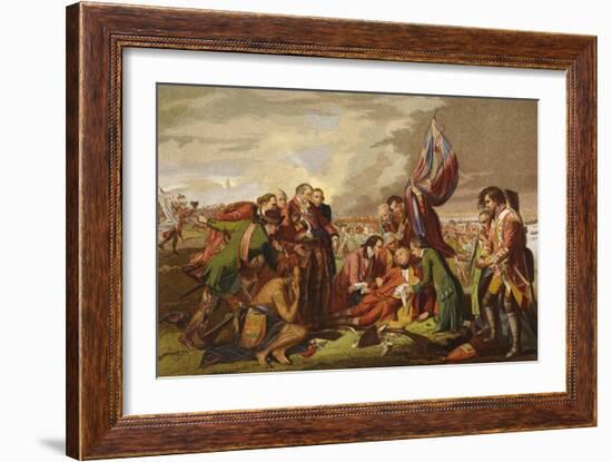 Death of Wolfe-Benjamin West-Framed Giclee Print