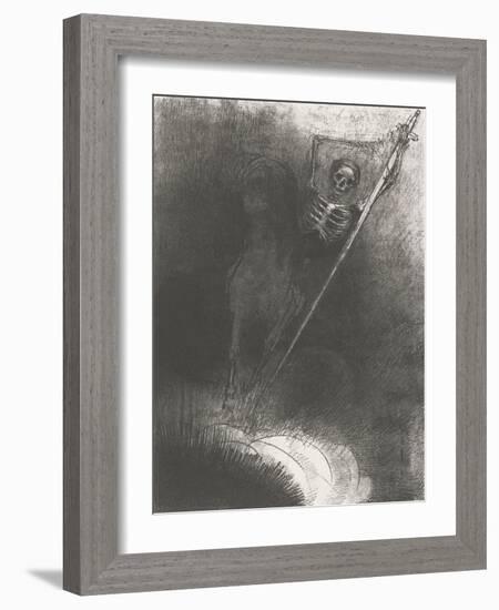 Death on a Horse, 1899-Odilon Redon-Framed Giclee Print