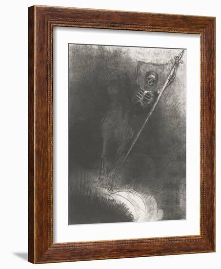 Death on a Horse, 1899-Odilon Redon-Framed Giclee Print