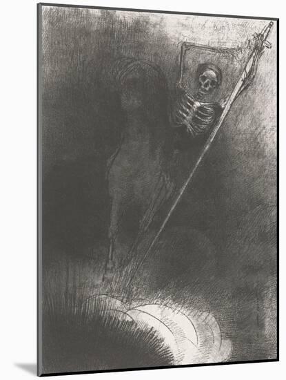 Death on a Horse, 1899-Odilon Redon-Mounted Giclee Print